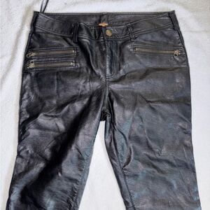 Free People Leather Pants size 8
